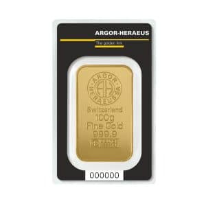 100 Gramm Goldbarren