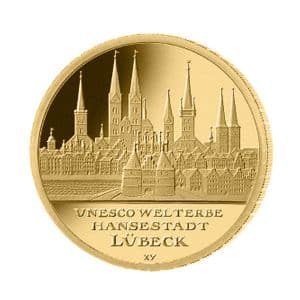 100€ Goldmünze 2007 Lübeck