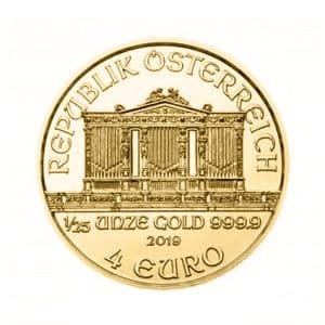 1/25 unze Gold Wiener Philharmoniker