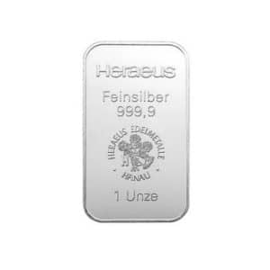 1 unze Silberbarren