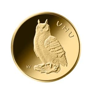 20€ Goldmünze 2018 Uhu / Heimische Vögel