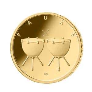 50€ Goldmünze 2021 Pauke