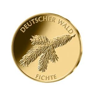 20€ Goldmünze 2012 Fichte / Deutscher Wald