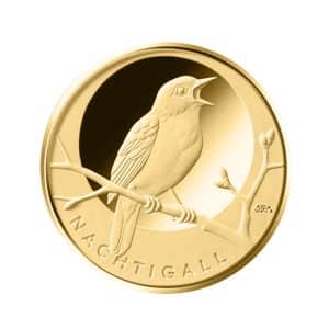 20€ Goldmünze 2016 Nachtigall / Heimische Vögel