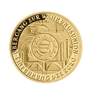 200€ Goldmünze 2002 Einführung