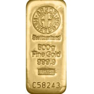 500 Gramm Goldbarren