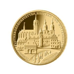 100€ Goldmünze 2017 Luthergedenkstätten