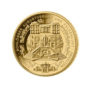 100€ Goldmünze 2018 Schlösser Brühl