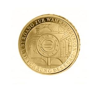 100€ Goldmünze 2002 Einführung