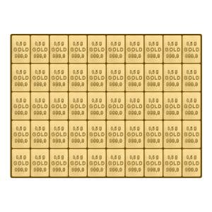 25 Gramm Goldtafelbarren